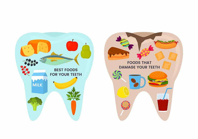 Healthy food for dental health