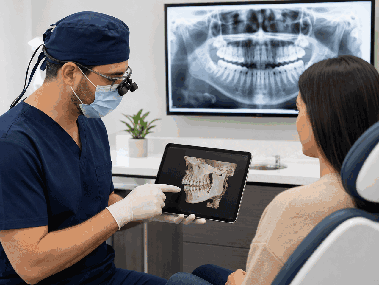 Oral and maxillofacial surgery consultation at DentoXpert in Thane
