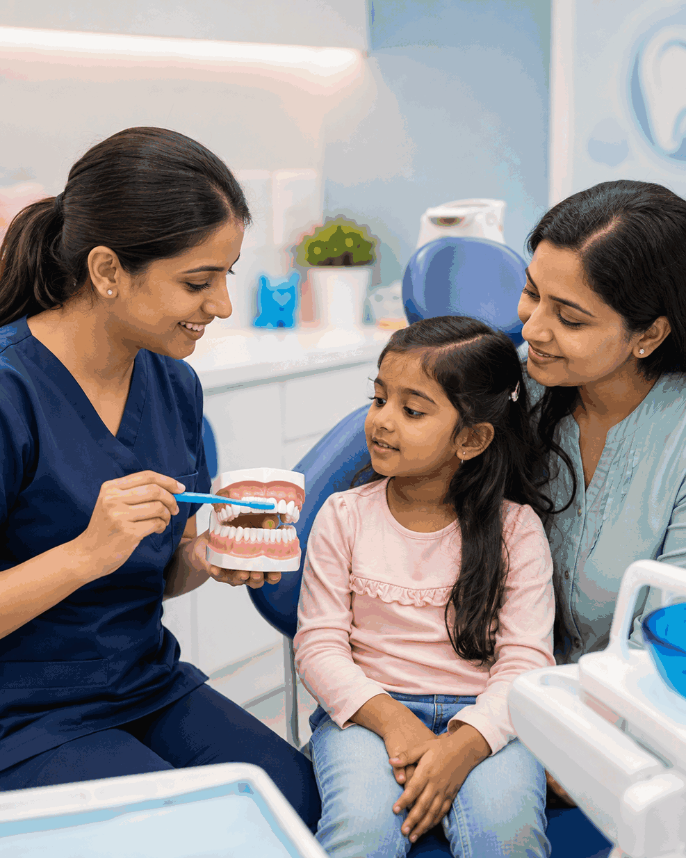 Child-friendly pediatric dental visit at DentoXpert in Thane